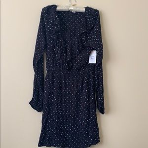 Black polka dot Billabong dress